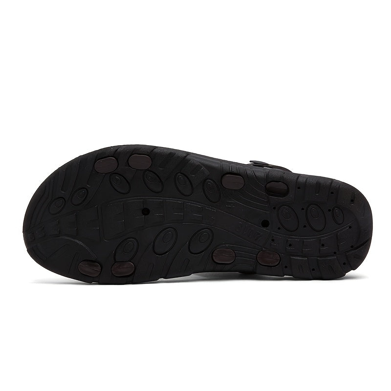 Men's Large Slip-On Outdoor Sandals with Non-Slip Soft EVA Sole
