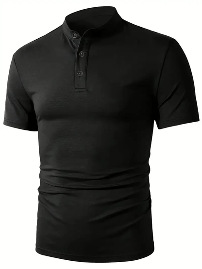 Men'S Casual Crew Neck Short Sleeve T-Shirt - Solid Color, Regular Fit, Lightweight  Breathable for Summer, Casual Attire, Casual Summer Wear   Crew Neck Shirt   Comfortable Fit
