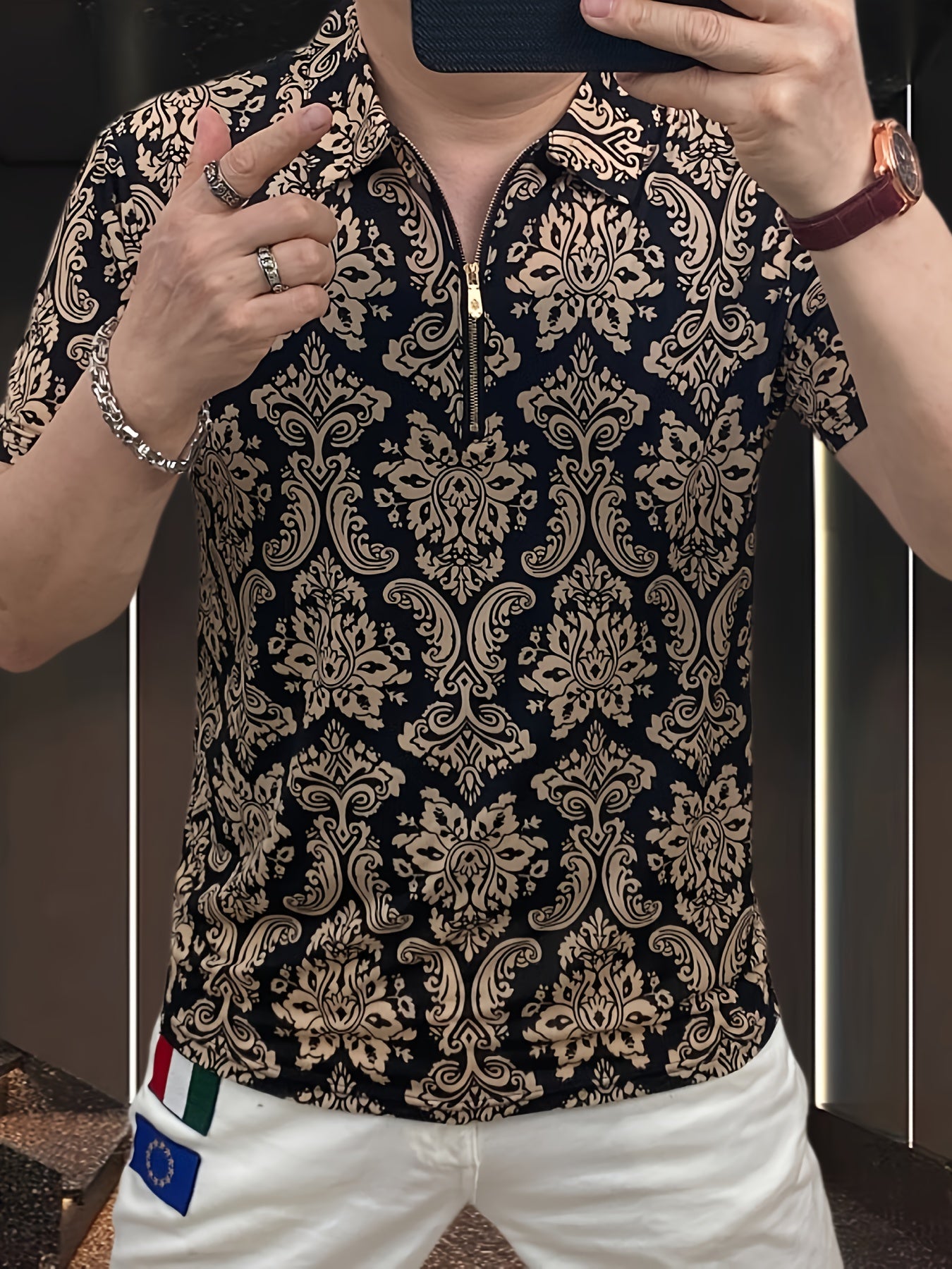 Men's Short Sleeve Shirt, Short Sleeve T-Shirt, Men's Summer Top, Men's Clothing - ayq