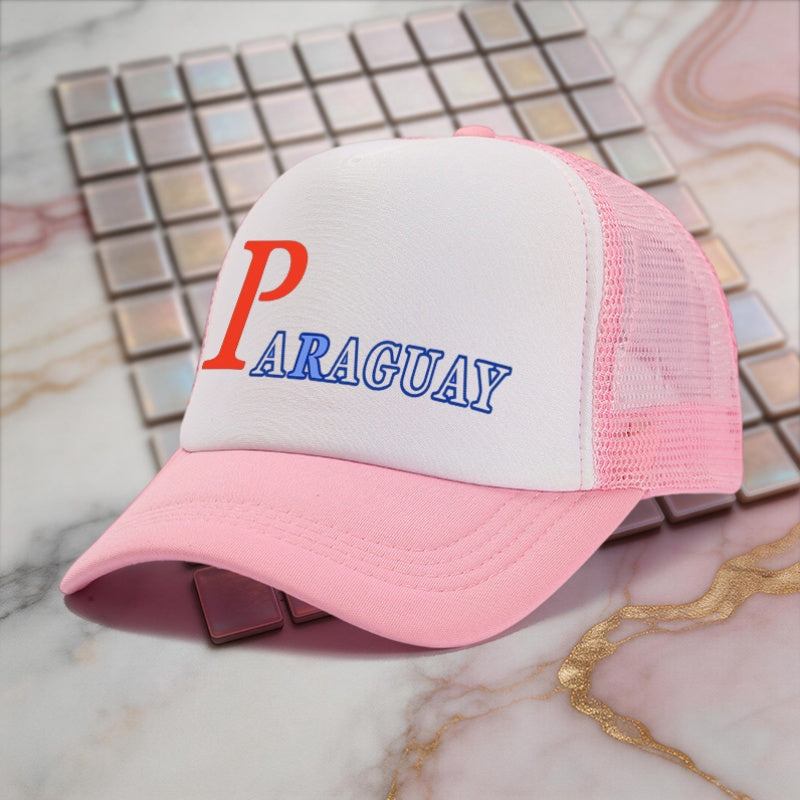 Unisex Lightweight Casual Paraguayan Map Print Hat