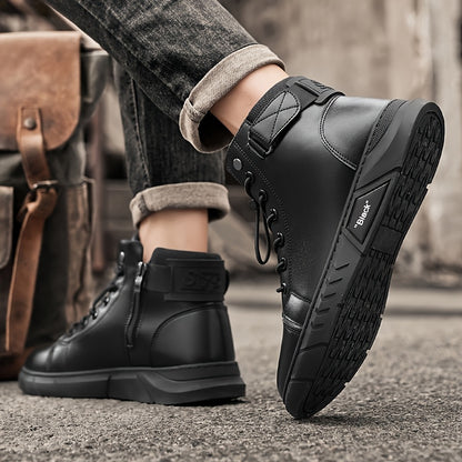 Men's Multifunctional Sports Motorcycle Boots - Durable and Breathable