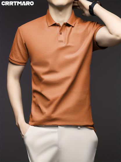 KATMA CRRTMARO Pure Short-Sleeve Men'S Polo Shirt, New Summer Style, Loose And Breathable T-Shirt, Model KYA-6918 - ayq