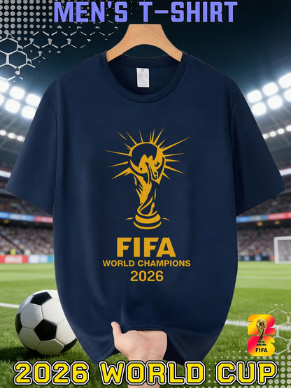 Men's 2026 FIFA World Cup Casual Crew Neck T-Shirt