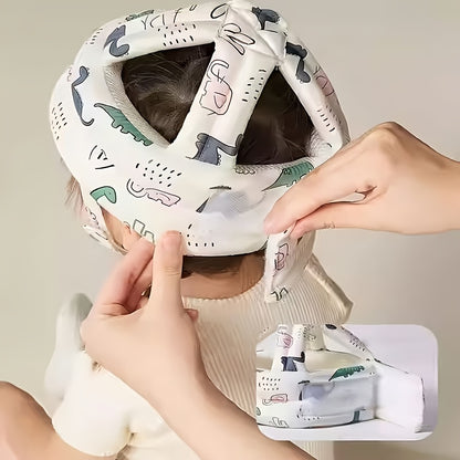 Adjustable Infant Baby Hat with Cute Cartoon Floral Print