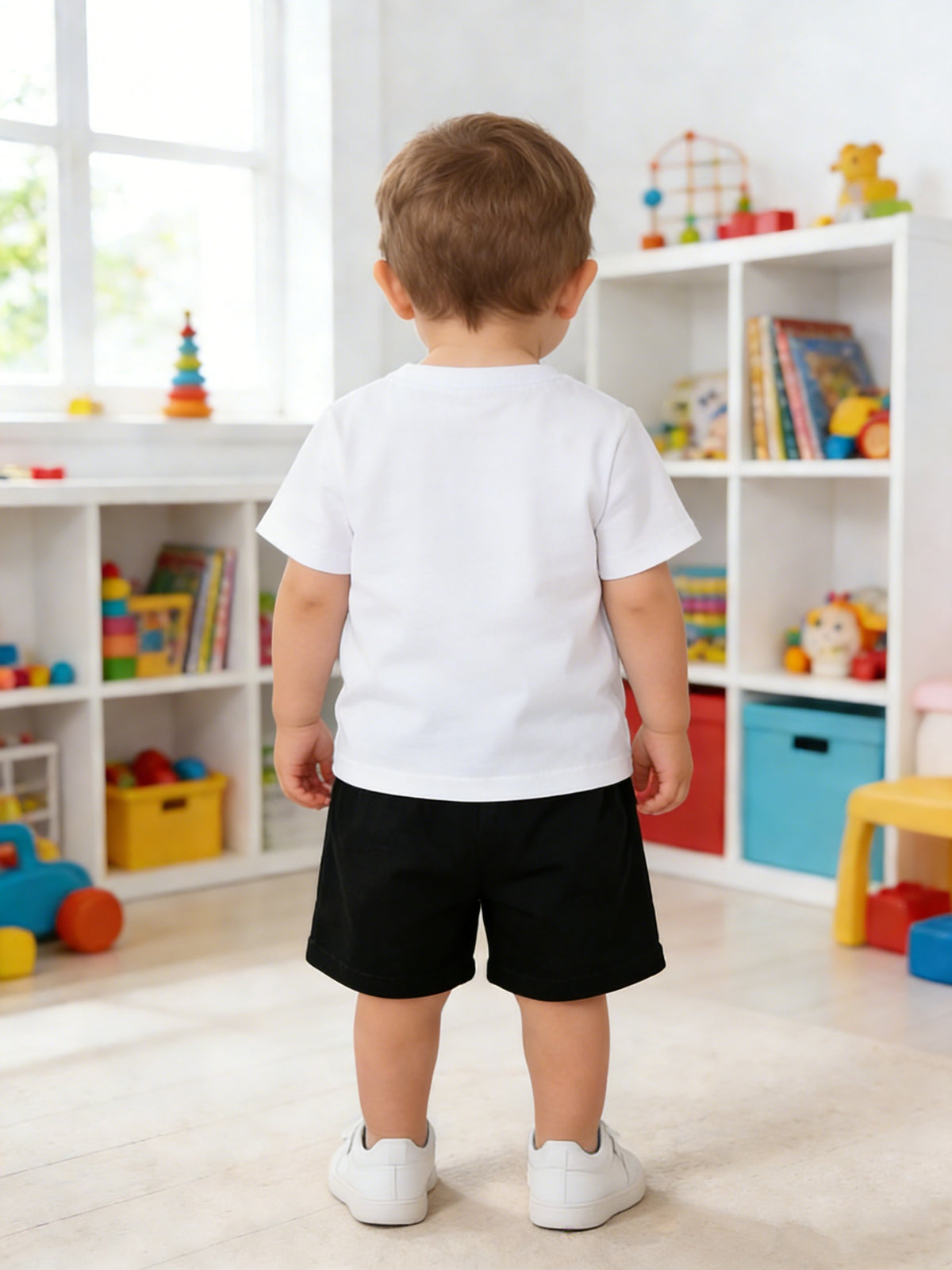 Baby Boy Summer Two-Piece Set Casual Short Sleeve Shirt & Shorts - ayq