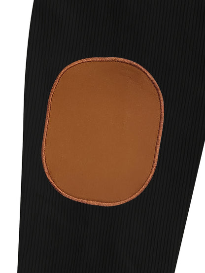 Men'S Long Sleeve Patchwork Fashion Warm Jacket, Corduroy Long Sleeve Warm Coat with Zipper Stand Collar Long Sleeve Casual Comfortable Autumn and Winter Style