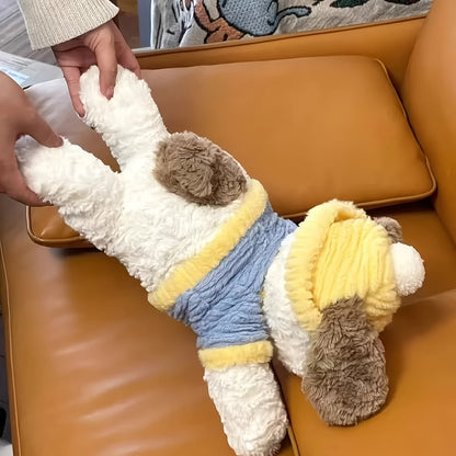 Adorable Plush Toy in The Shape of a Dog, Perfect for Cuddling. This Soft Stuffed Animal Serves As a Decorative Pillow And Makes a Great Companion. Ideal As a Gift for Birthdays And Holidays for Loved Ones