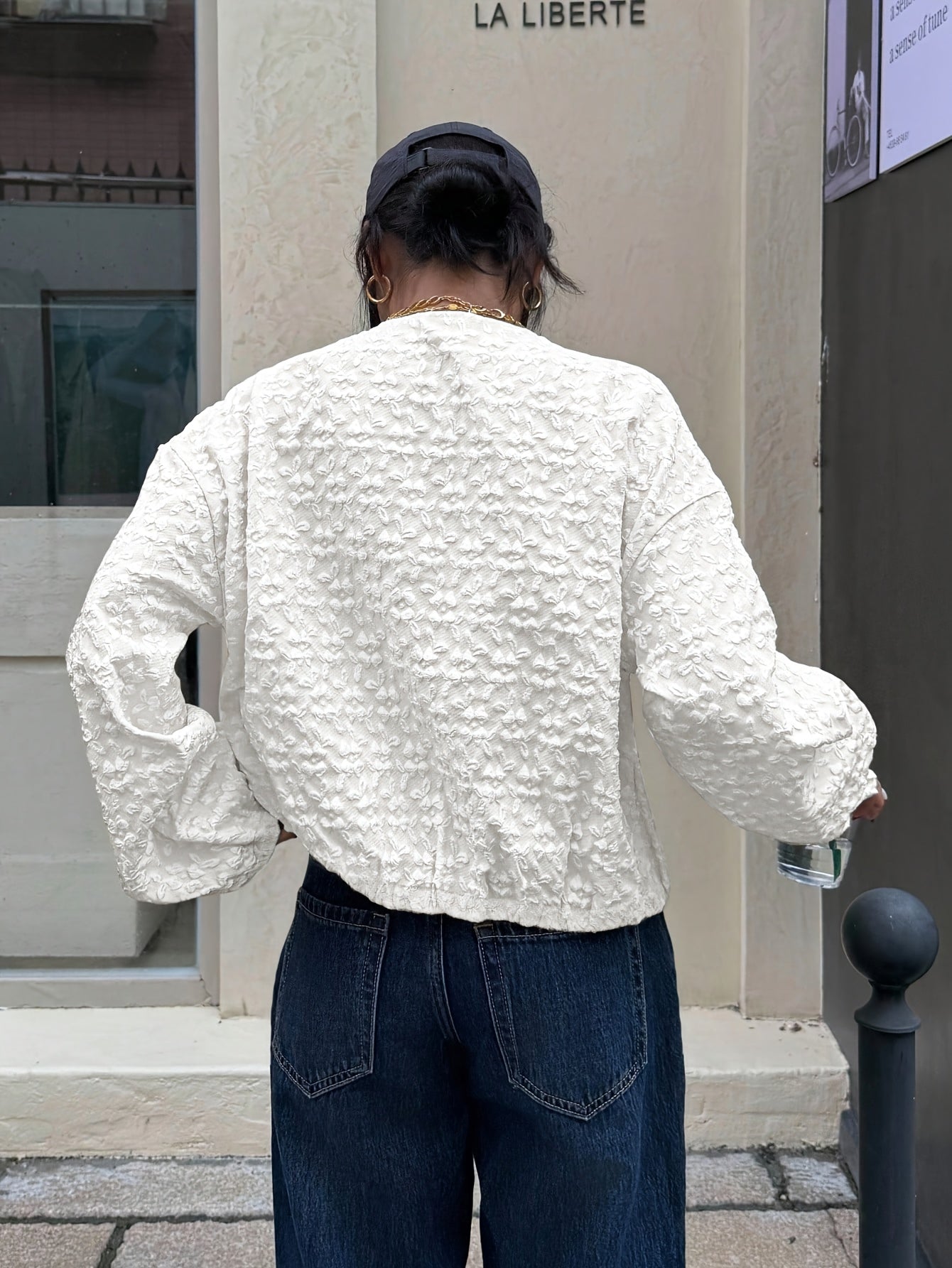 Solid Color Zip-Up Casual Jacket