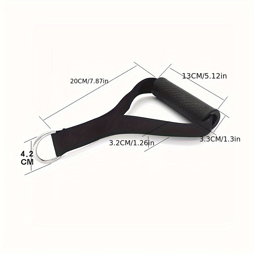 2pcs Gym Resistance Band Handles with Anti-Slip Grip