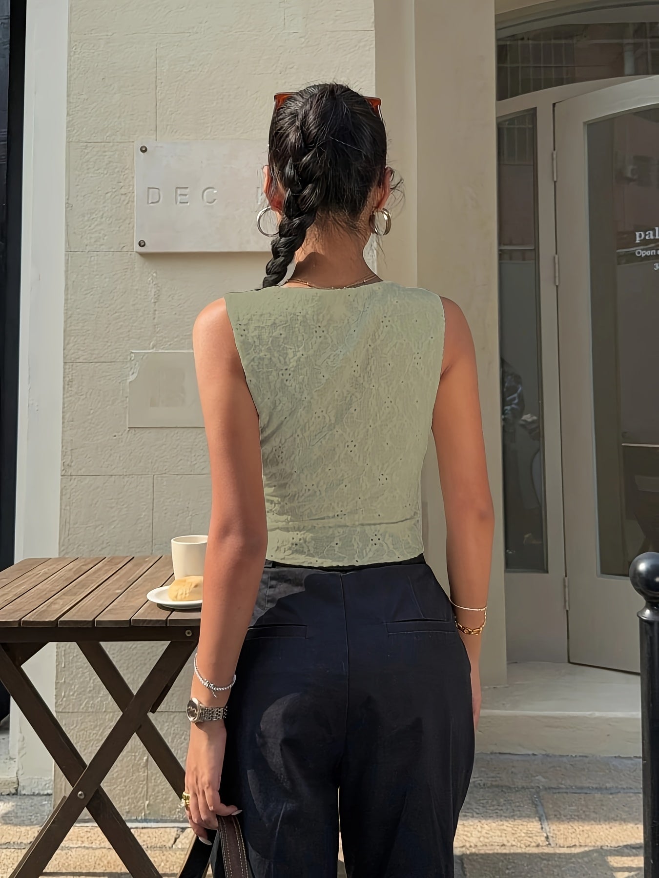Elegant Strapless Floral Knit Top with Semi-Sheer Detail