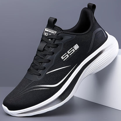 Men's Shoes Spring Summer Mesh Breathable Super Light Casual Sneaker, Men's Soft Sole Anti-skid Shock Absorption Student Running Sneaker-plus Size Tennis Casual Walking Fitness Hiking Shoes-perfect Sneaker for Outdoor Adventu - ayq
