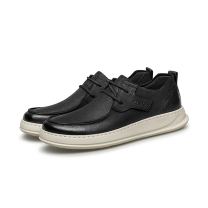 Men's Casual Leather Loafers Soft Sole Breathable Shoes
