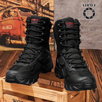 Men's Lightweight Breathable Tactical High-Top Boots
