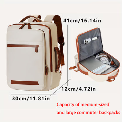 Laptop Backpack - a New Style Suitable for Spring And Summer, Ideal for Gifts, Featuring Multiple Pockets, Perfect for Commuting And Travel, Making It The Best Choice for Presents. [Zipper Direction Is Random]
