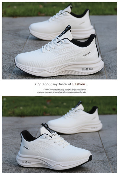 Men's Autumn/Winter High Quality Versatile Work Shoes, Trendy Fashionable Anti-Slip Lightweight Sneakers for Students, Men's Running Shoes - ayq
