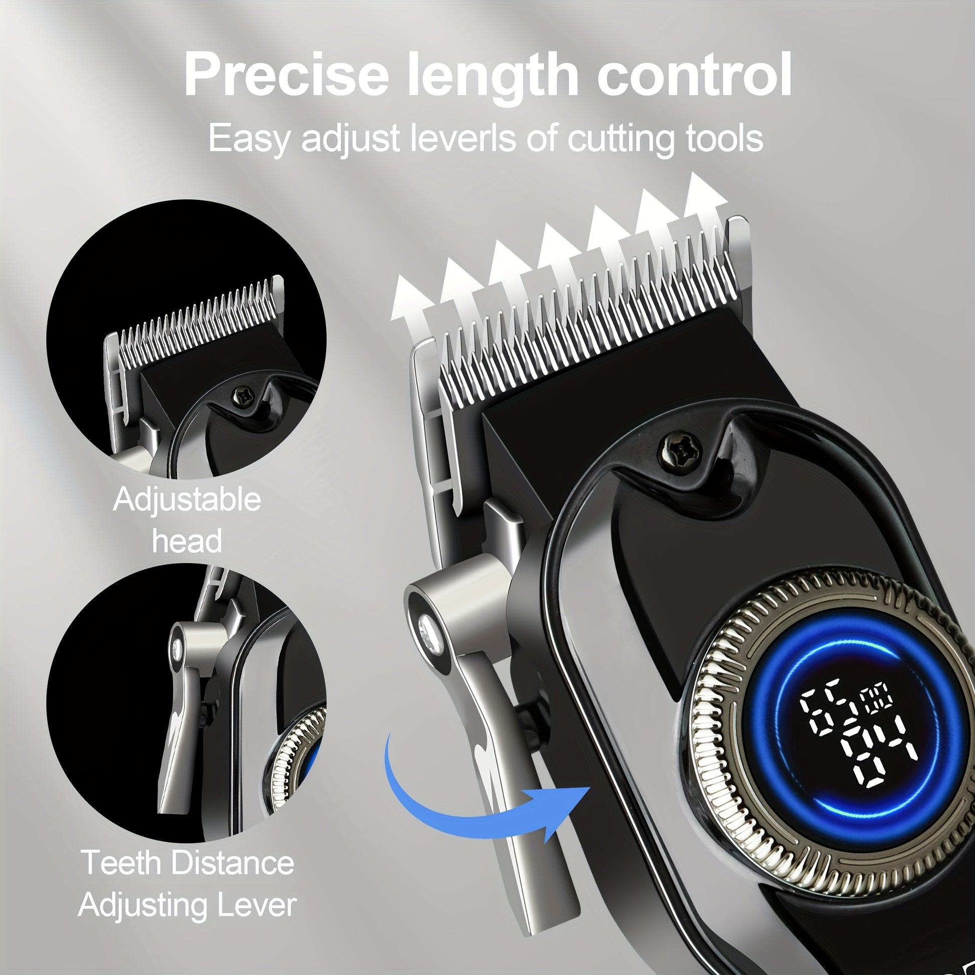 LQT 1pc/2pcs/3Ppcs Electric Hair Clipper Set/Designed for Men/Unique Graffiti Style/Men'S Grooming Kit/Beard Trimmer And Razor/Portable Home Hairdressing Tool/Men'S Gift/Father'S Day/Birthday Gift/Christmas Gift - ayq