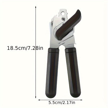 Stainless steel can opener Manual 3-in-1 multi-function can opener Kitchen gadget Can opener knife