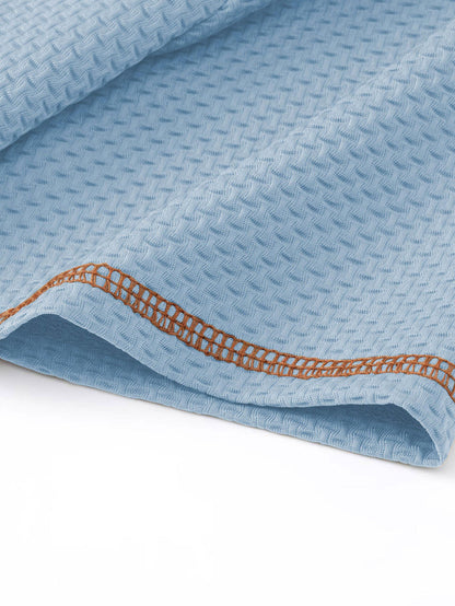 Boys' Preppy Polo Shirt with Geometric Pattern, Summer Wear