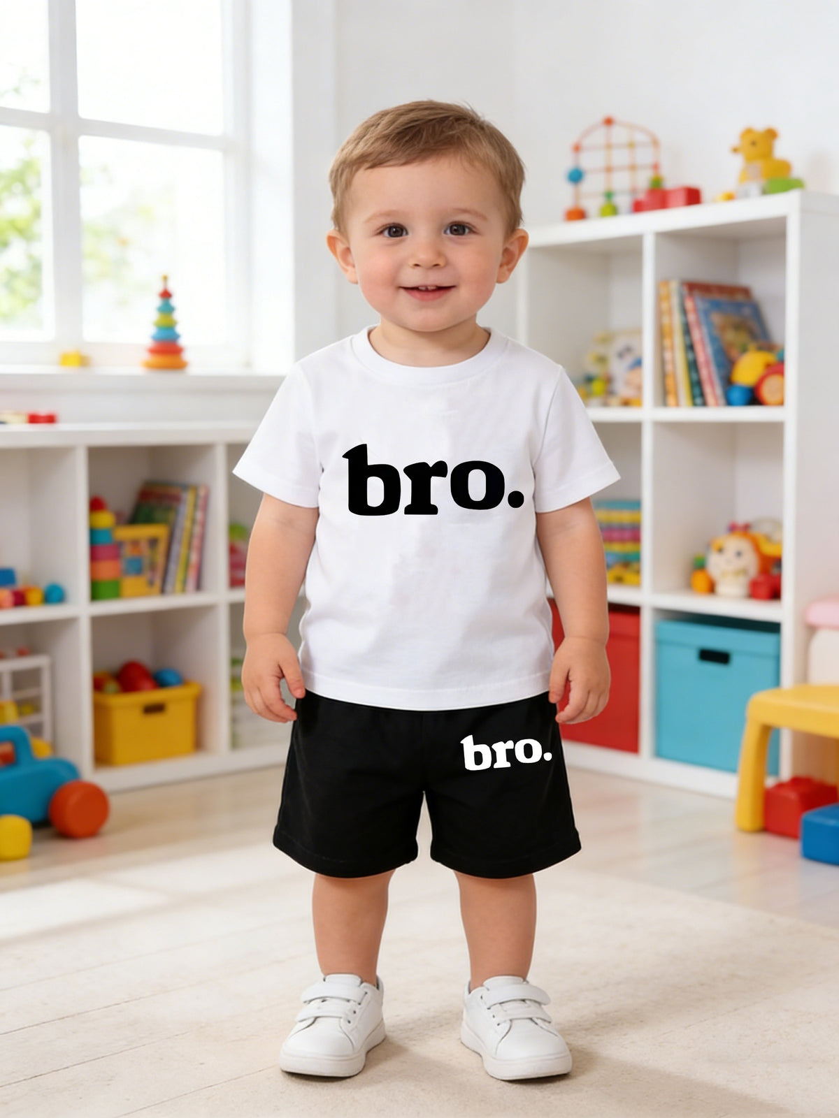 Baby Boy Summer Two-Piece Set Casual Short Sleeve Shirt & Shorts - ayq