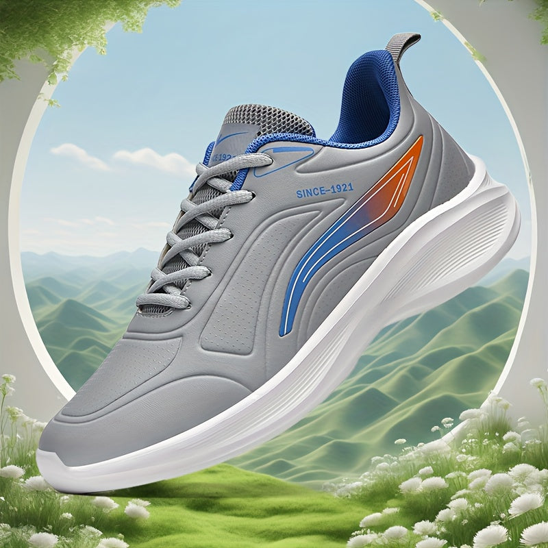 Men's Low-Top Lightweight Running Shoes with Cushioned Sole