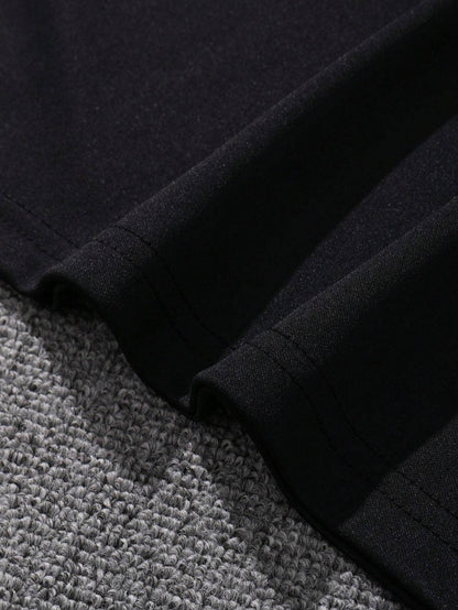 1pc Men's Spring Summer Casual Short Sleeve T-Shirt - Round Neck, Solid Color, Breathable Fabric, Regular Fit for Casual Attire  Light Exercise, Cute Shirts for Summer, Classic Henley, Easycare Material, Soft Texture Shirt