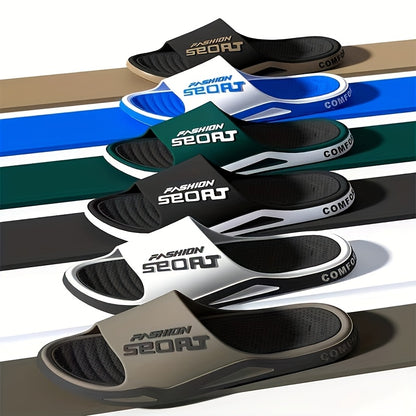 Men’s Sport Graphic Flip-Flops Non-Slip EVA Casual Sandals