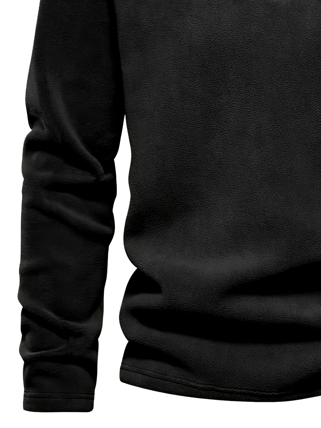 Men'S Heavyweight Full-Zip Hoodie - Thermal Winter Jacket with Zipper Closure, Stand Collar, Long Sleeve Cold Weather Coat for Skiing, Commuting - Thick Insulated Outerwear (Solid Color) - Easy-Care Zipper Front Closure, Wint