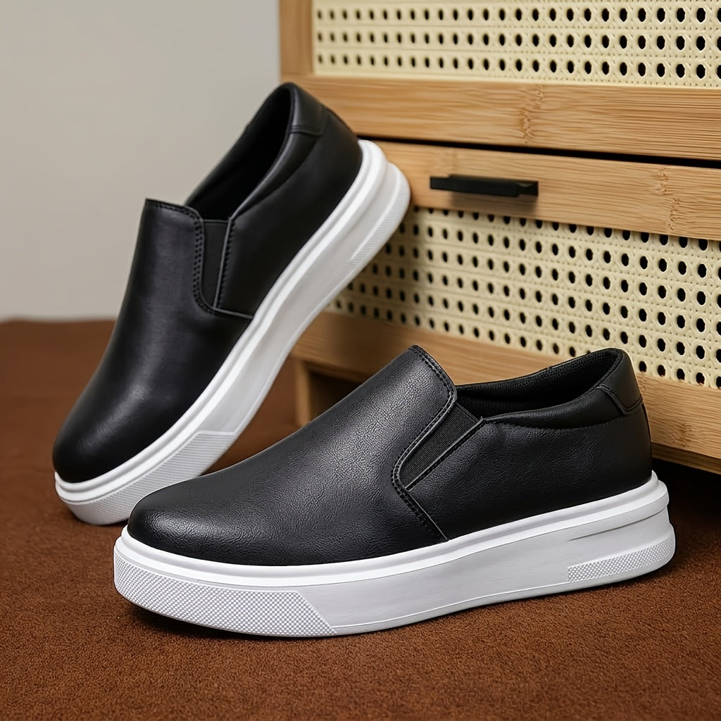 Plus Size Men's Athletic Shoes Thick Sole Mesh Upper Sneakers