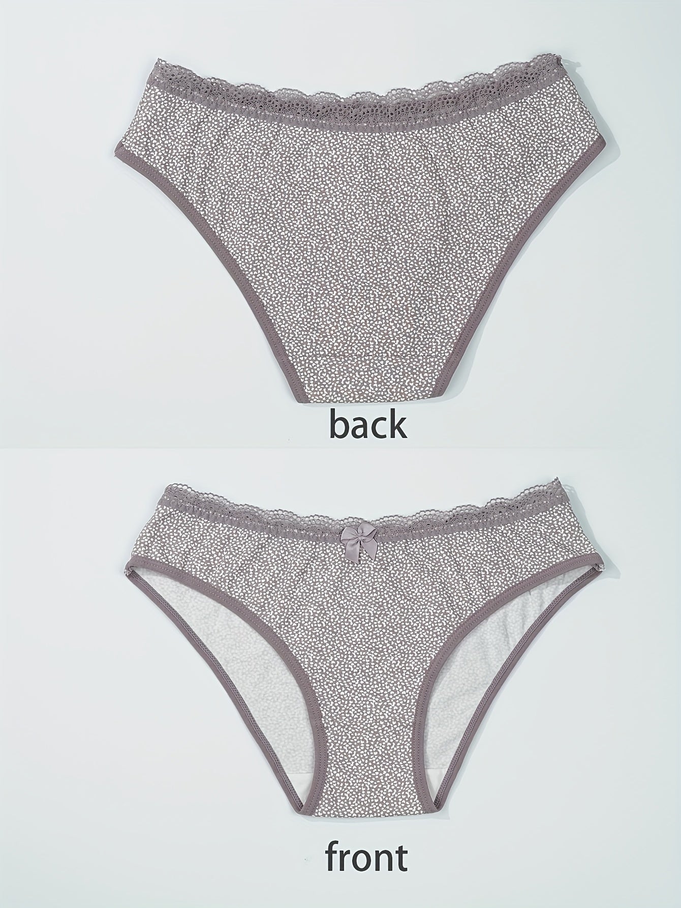 5-Pack Women's Cotton Briefs, Soft, Breathable Mid-Rise Panties