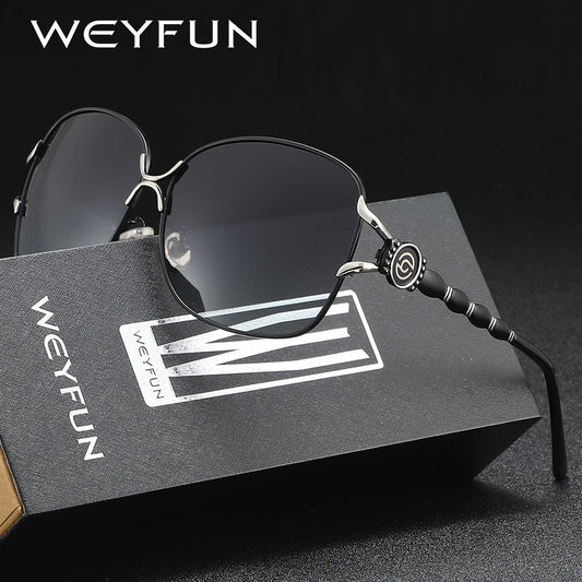 Elegant Women's Oval Sunglasses with UV400 Polarized TAC Lenses