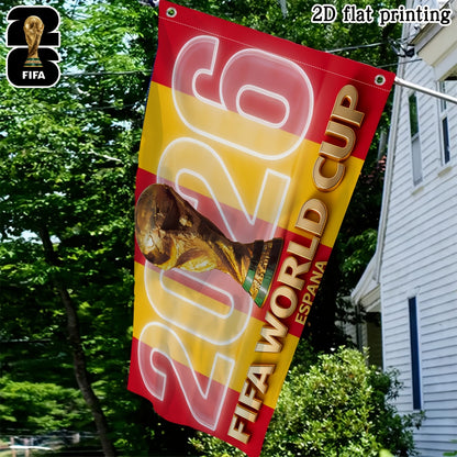 2026 FIFA World Cup Square Polyester Flag for Fans & Events
