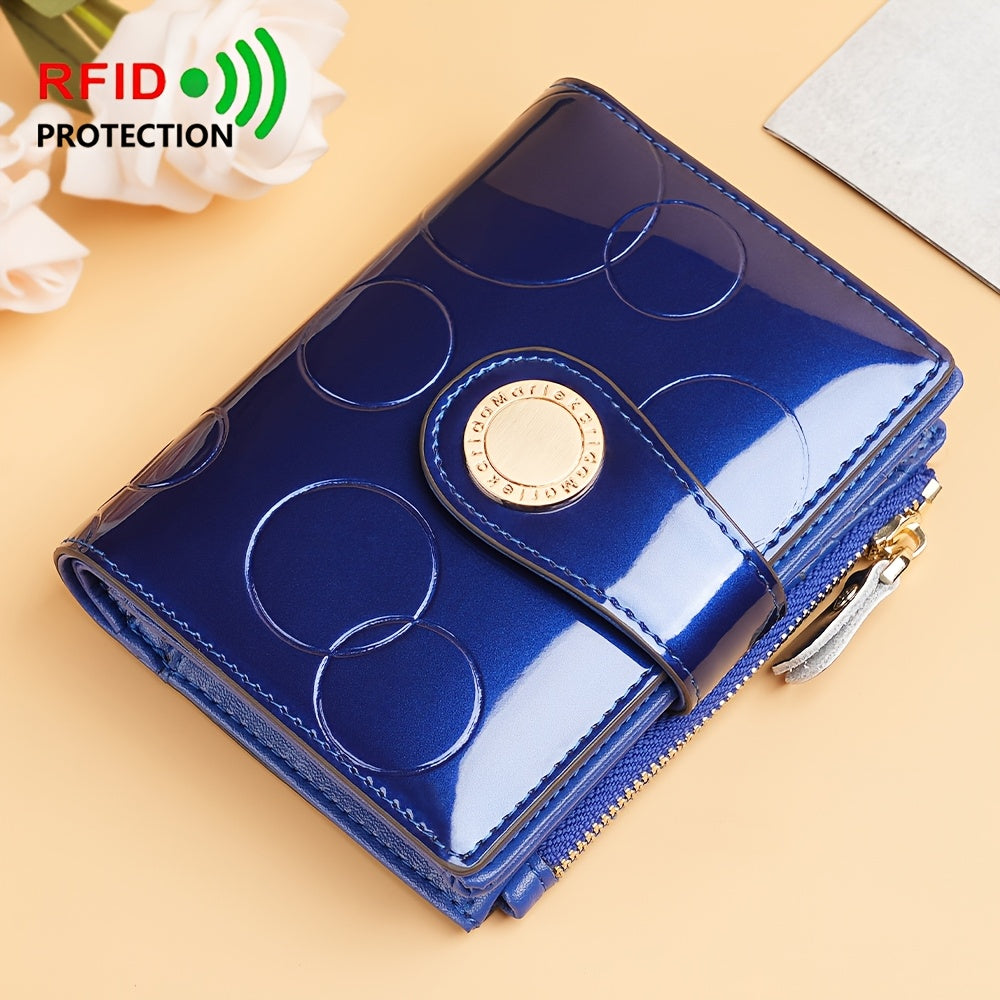 Anti-theft Credit Card and Coin Purse, 2025 Model, Women's Gift, Two-layer Cowhide Purse
