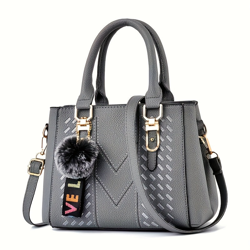 Parent Bag Handbag New Fashion    Ball Pendant Small Tote Bag Thanksgiving Gift for Family