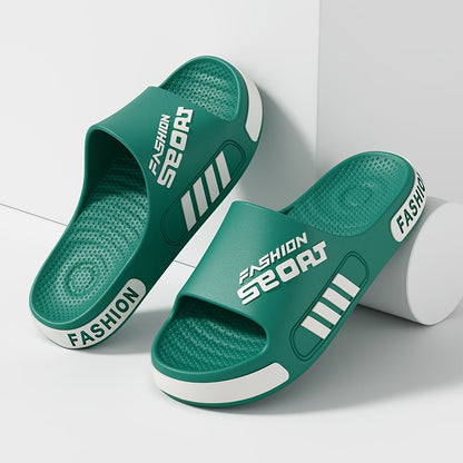 Men'S Summer Stylish Massage Non-Slip Textured Design Sandals, Suitable for Home, Outdoor, And Bathroom Use. - ayq