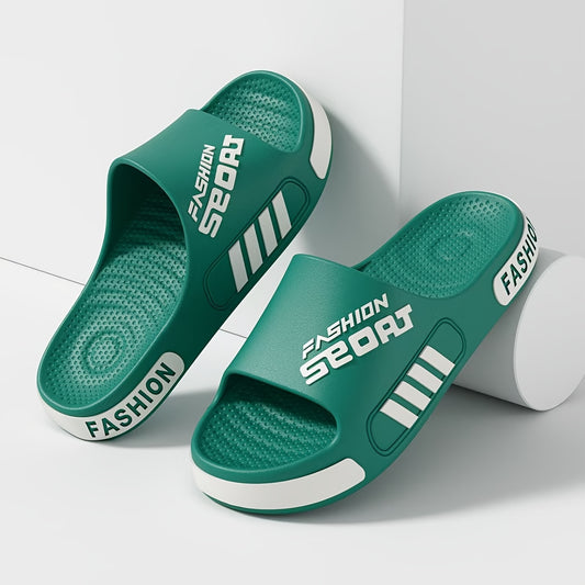 Men'S Summer Stylish Massage Non-Slip Textured Design Sandals, Suitable for Home, Outdoor, And Bathroom Use. - ayq