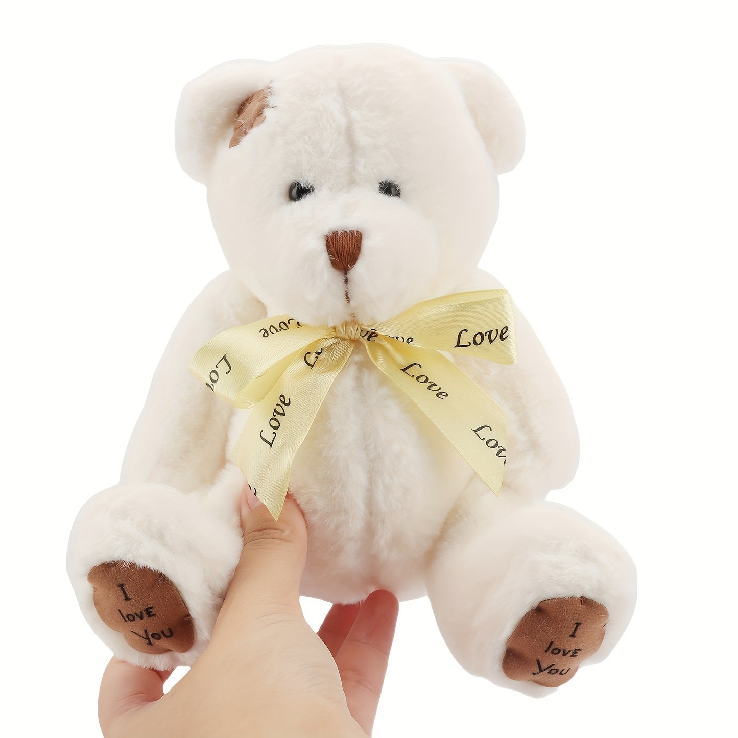 16Cm/6.29In Adorable Kawaii Teddy Bear Plush Toy - Gentle Stuffed Animal, Ideal for Christmas, Thanksgiving, Valentine'S Day, Birthdays, And Easter Presents