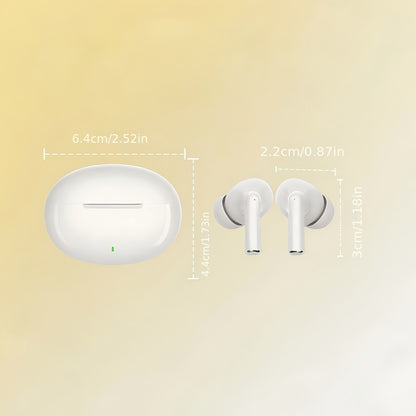 Lightweight wireless in-ear headphones are as light as a feather. Long time wearing will not have the slightest discomfort. Whether you're out shopping, commuting, or working out, it's easy to slip it into your pocket and sta
