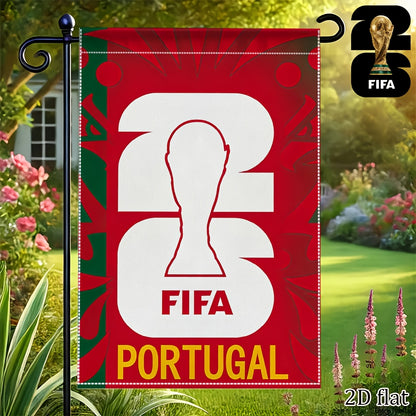 2026 FIFA World Cup Double-Sided Linen Garden Flag 30x45cm
