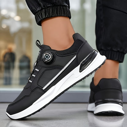 Plus-size Men's Road Running Shoes, Outdoor Walking Shoes, Cross-training Shoes, Trendy Sneakers, Versatile Casual Shoes, Student Low-top Skate Shoes for All Seasons: Spring, Summer, Autumn - ayq