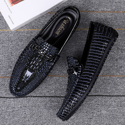 Men's Casual Slip-On Loafers Soft PU Driving Shoes