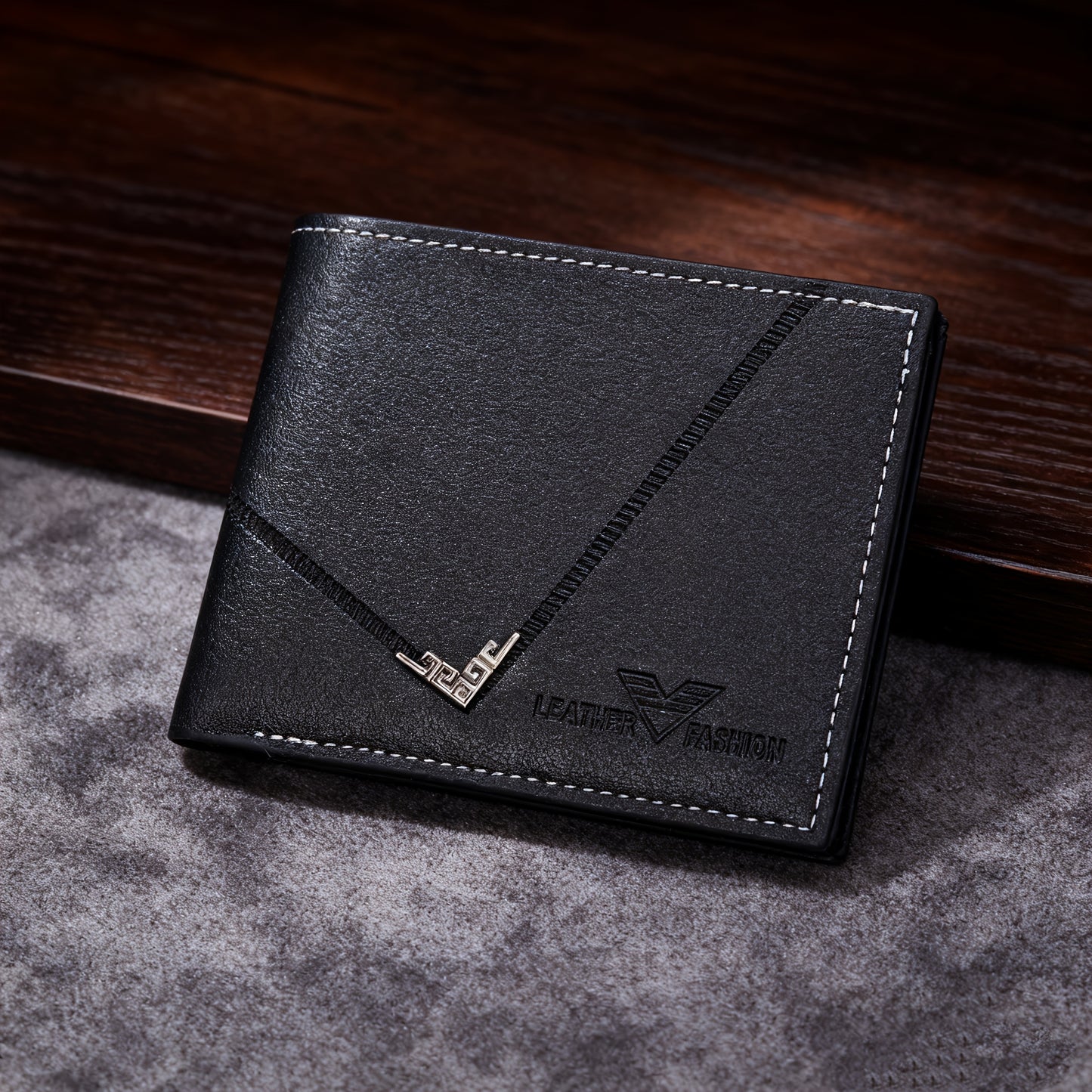 4pcs Belt Gift Set, Fashion Wallet + Belt + Keychain + Portable Pen, Business 4pcs Set for Men - Premium Gift for Boyfriend, Brother or Friend, Christmas Gift for Him, Men's Gift (No Gift Box)