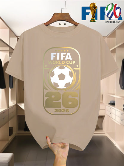 FIFA 2026 World Cup Men's Casual Crew Neck T-Shirt