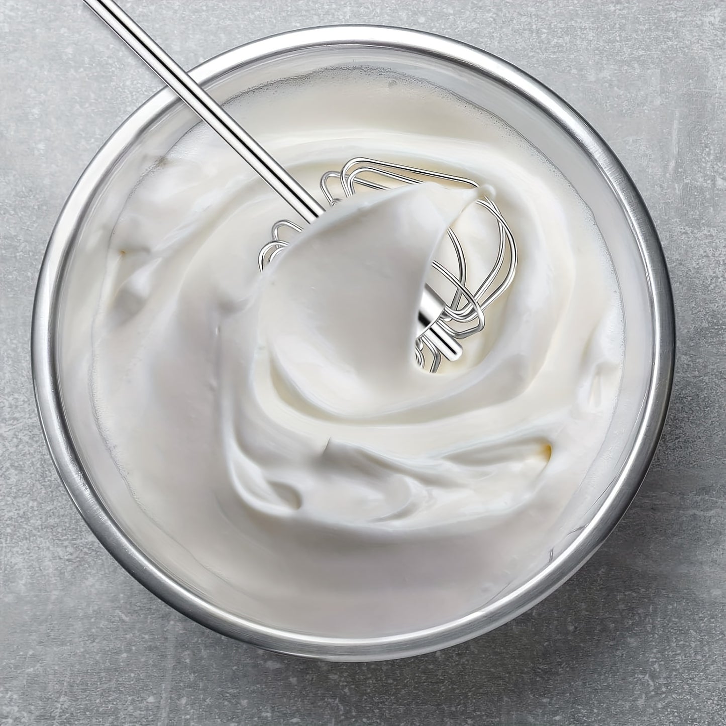 Hand Whisk, Semi-automatic Whisk, Stainless Steel Whisk, For Household Mixing Mixer Press Mixer Household Milk Foam Maker Baking Tools for restaurant/food truck/bakery