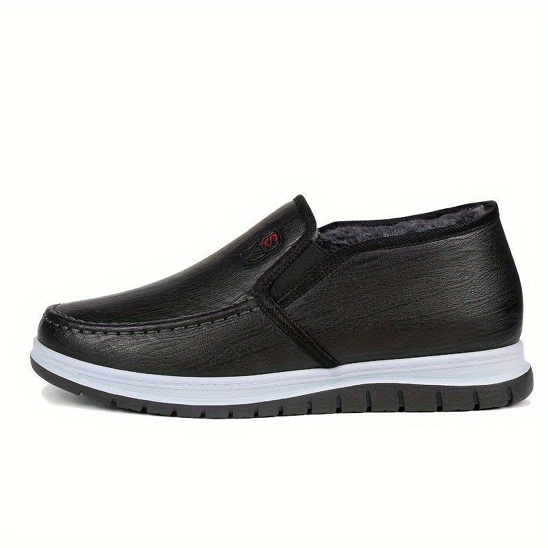 Men’s Winter Casual Slip-On Shoes with Warm Fleece Lining