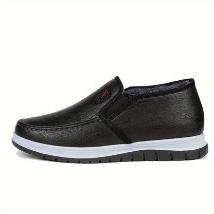 Men’s Winter Casual Slip-On Shoes with Warm Fleece Lining