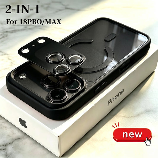 iPhone 18/17 Pro Max Magnetic Transparent Case & Lens Protector - ayq