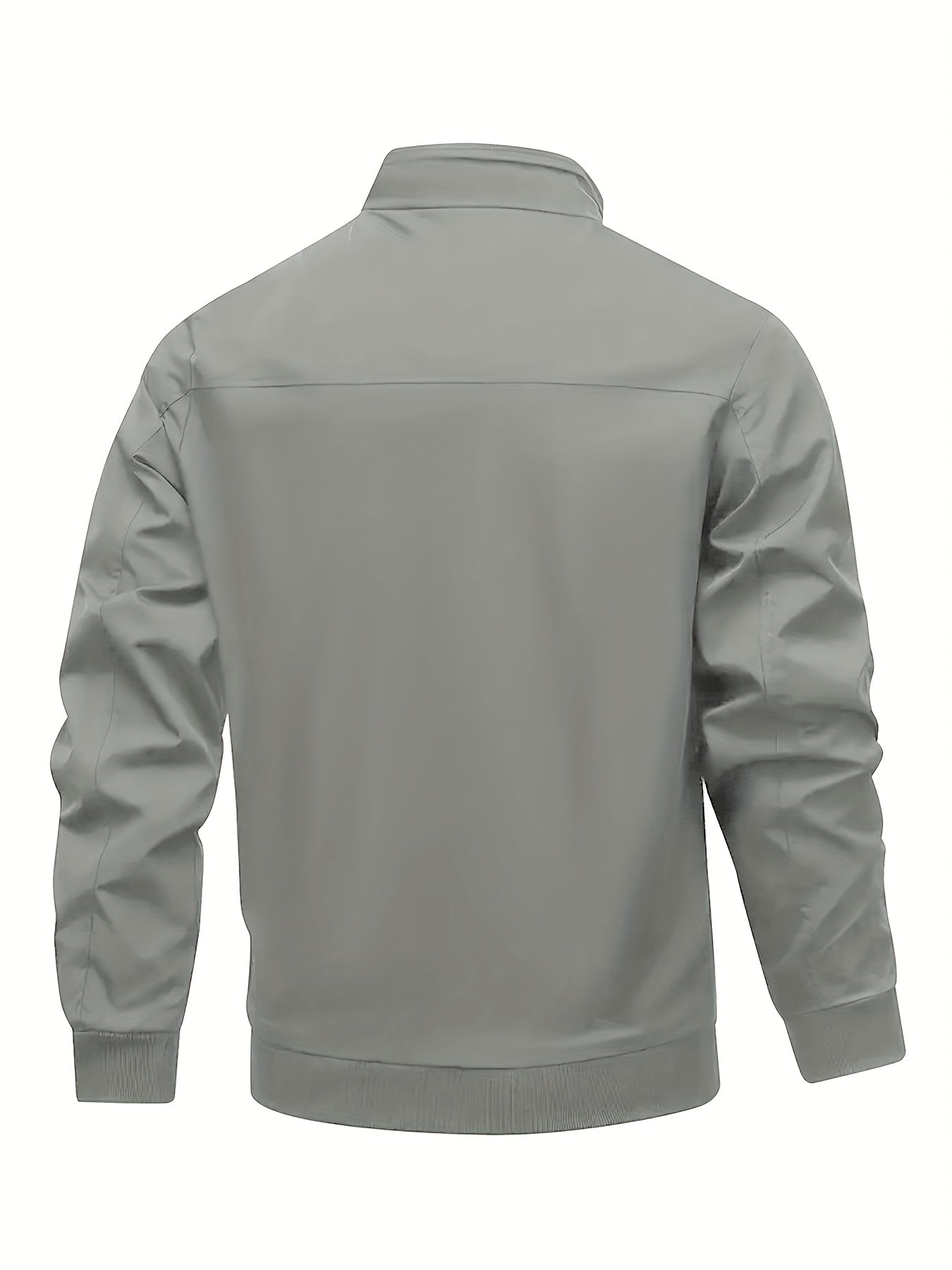 Men's Academic Jacket - Burgundy (Deep Red), Zip-Up Front Closure, Structured Non-Stretch Fabric, Zippered Pockets - Formal & Casual Outerwear for Office, Events, Everyday - Easy-Care Coat, Dressy Jacket, Houndstooth Pattern