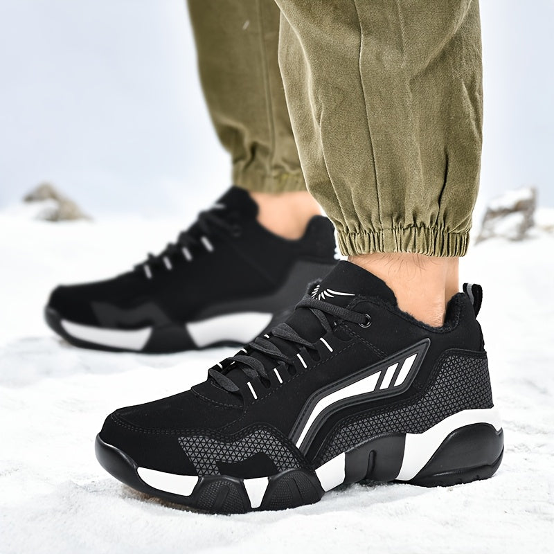 Men's & Women's Heavy-Duty All-Season Ankle-High Winter Boots Sneakers - Thick Warm Traction Rubber Sole, Casual Outdoor Shoes for Snow, & Daily Wear, Shoes For Men, Trainers, Trainers For Men, Sneakers Shoes For Men, Winter