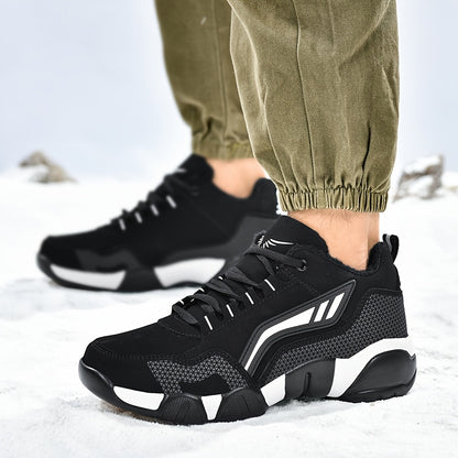 Men's & Women's Heavy-Duty All-Season Ankle-High Winter Boots Sneakers - Thick Warm Traction Rubber Sole, Casual Outdoor Shoes for Snow, & Daily Wear, Shoes For Men, Trainers, Trainers For Men, Sneakers Shoes For Men, Winter