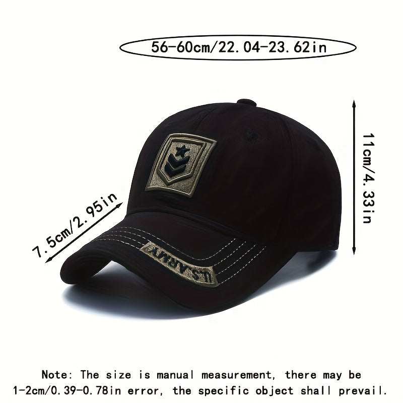 Men's Adjustable Camouflage Baseball Cap - Lightweight Outdoor Hat